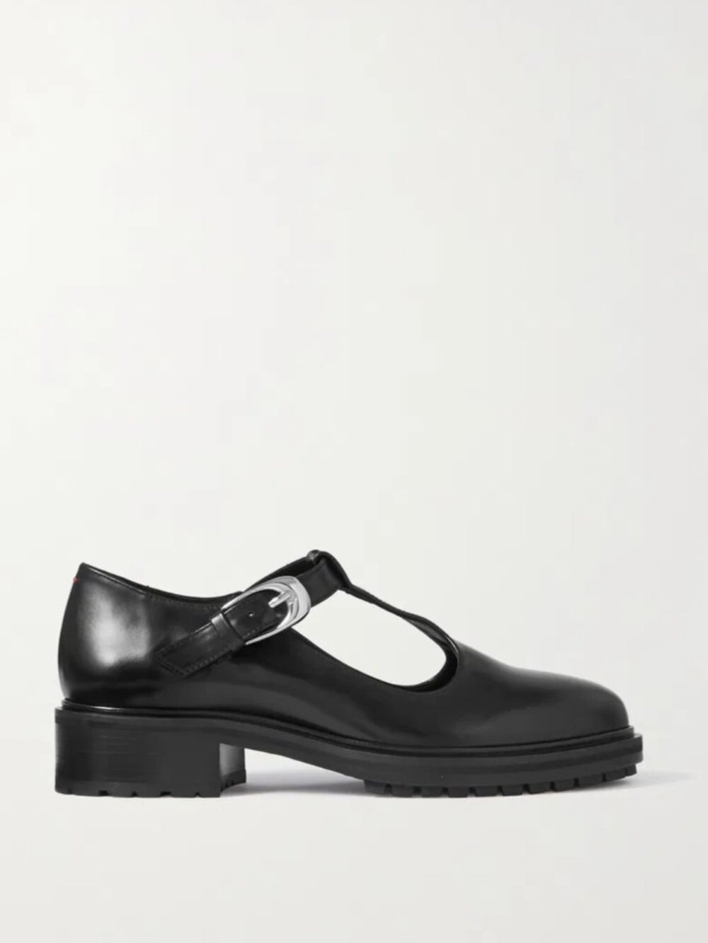 AEYDE Roberta Leather Mary Jane Pumps Size 38